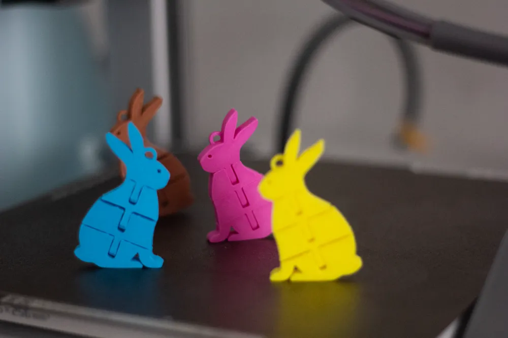 Flexi Rabbid Keychain Articulated by makerhek - MakerWorld