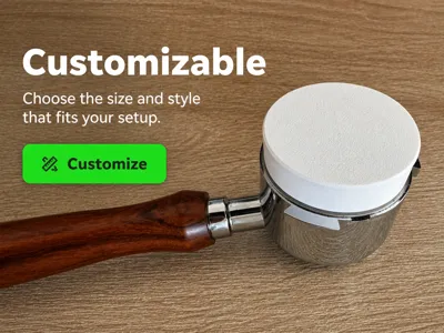 Customizable Espresso Coffee Distributor / Leveler