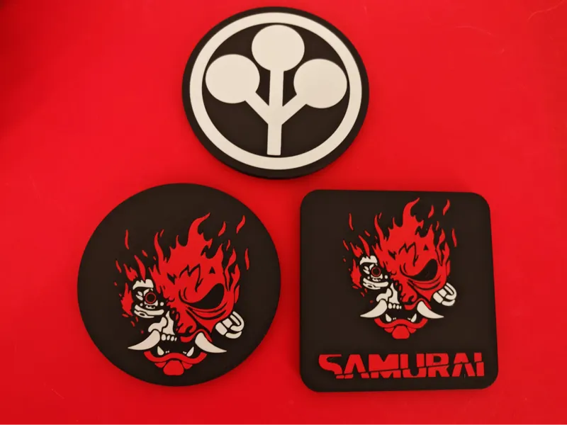 Cyberpunk 2077 Coasters (9 designs)