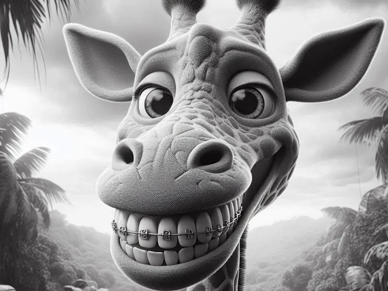 The funny Giraffe HueForge