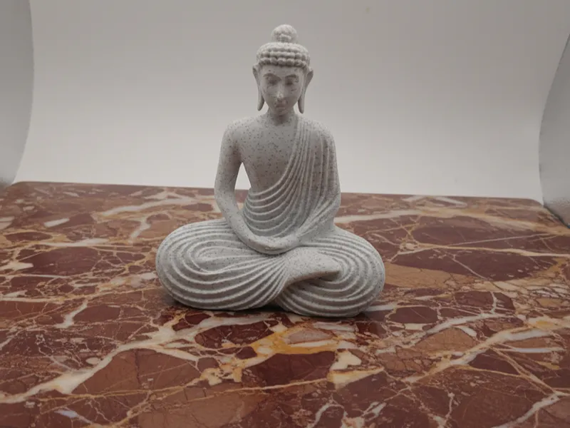ZenFlow Buddha – Modern Abstract Sculpture