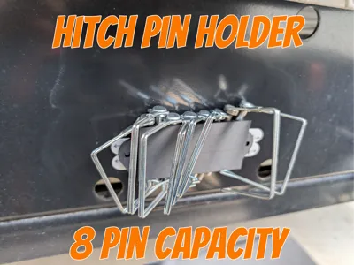 Hitch Pin Holder for trailers - 8 pin capacity