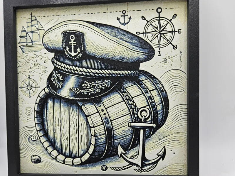 TONNEAU ET CASQUETTE MARIN