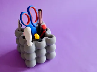 Bubble organizer/ pen holder