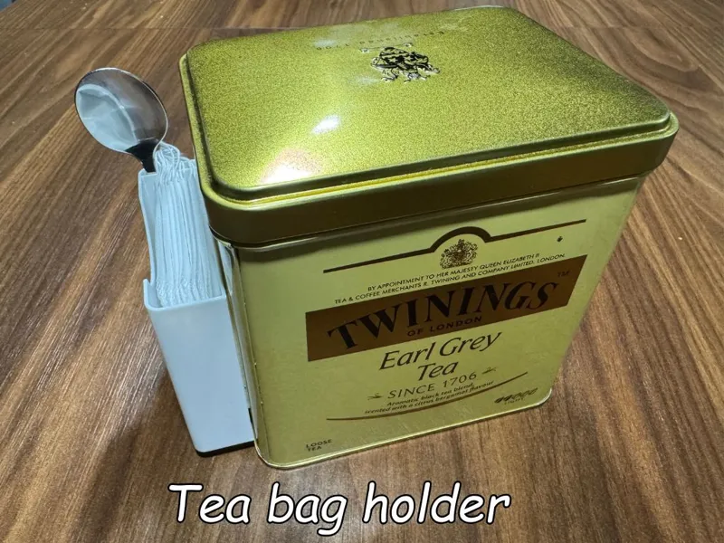 Tea bag holder for tea bag 70 x 90mm