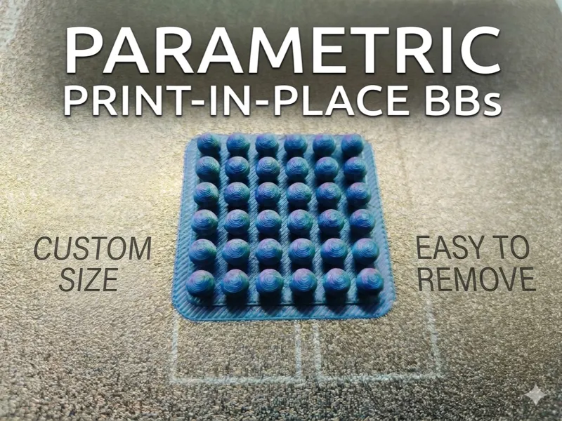 Parametric Print in Place BB's