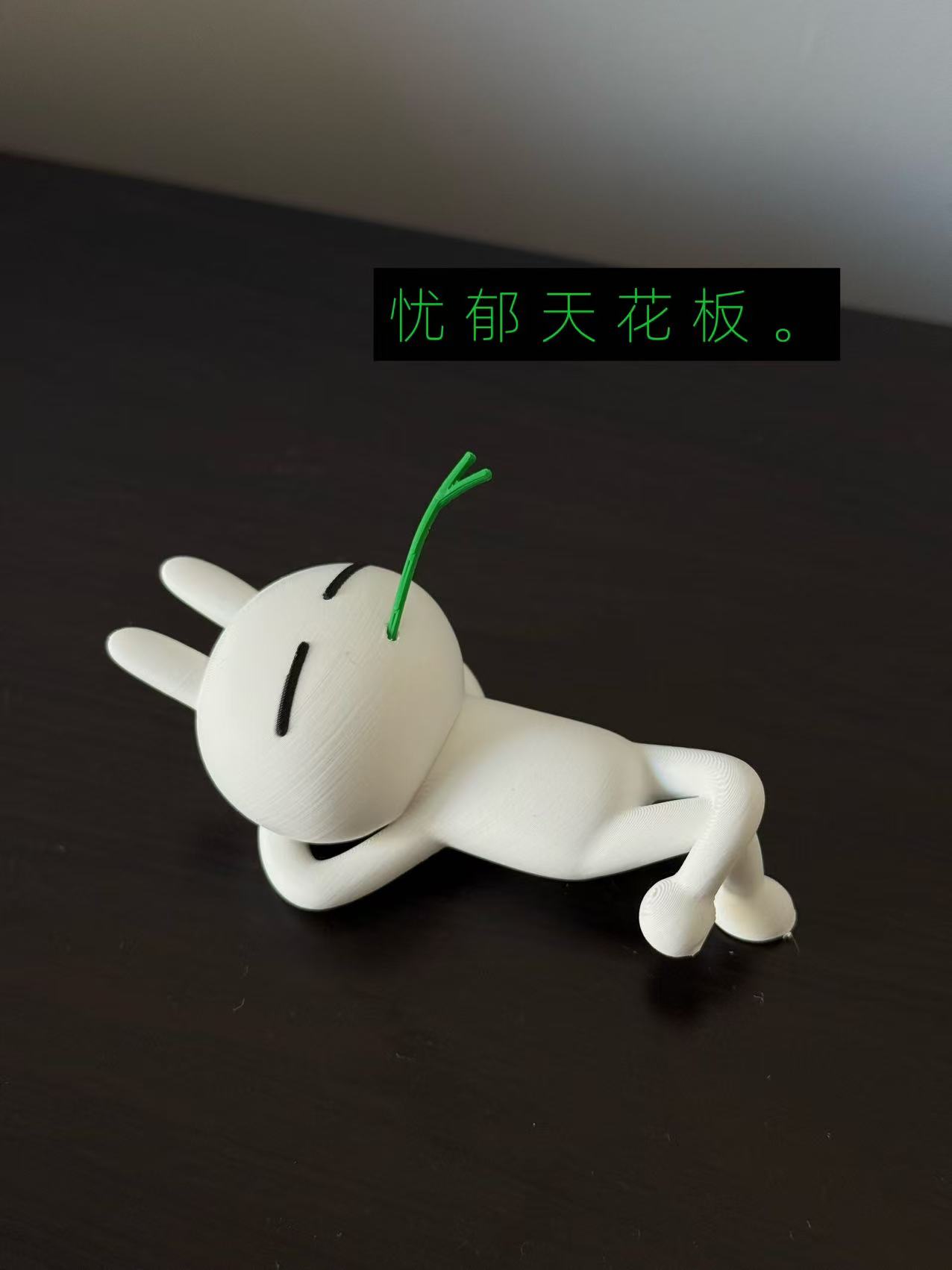 Miniatura 2 do modelo 3D 【忧郁兔斯基】古早回忆/忧郁天花板-摆件