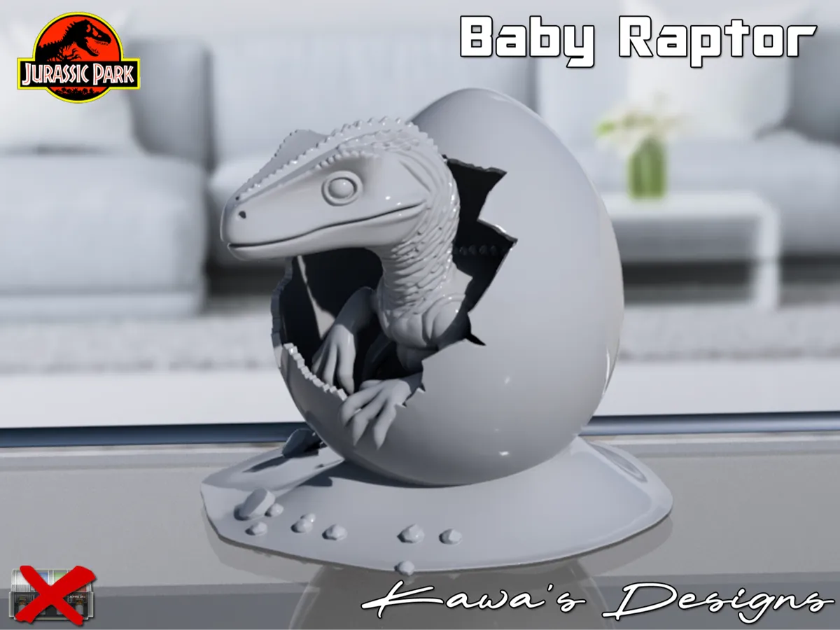 Baby Raptor - Free 3D Print Model - MakerWorld