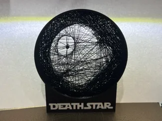 Death Star String Art with base