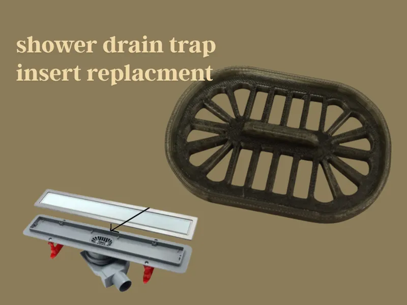 shower drain trap insert replacement