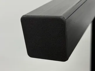 Box Tubing End Cap - 2x2x0.125in.