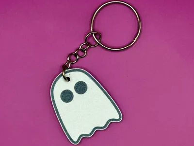 Ghost keychain 