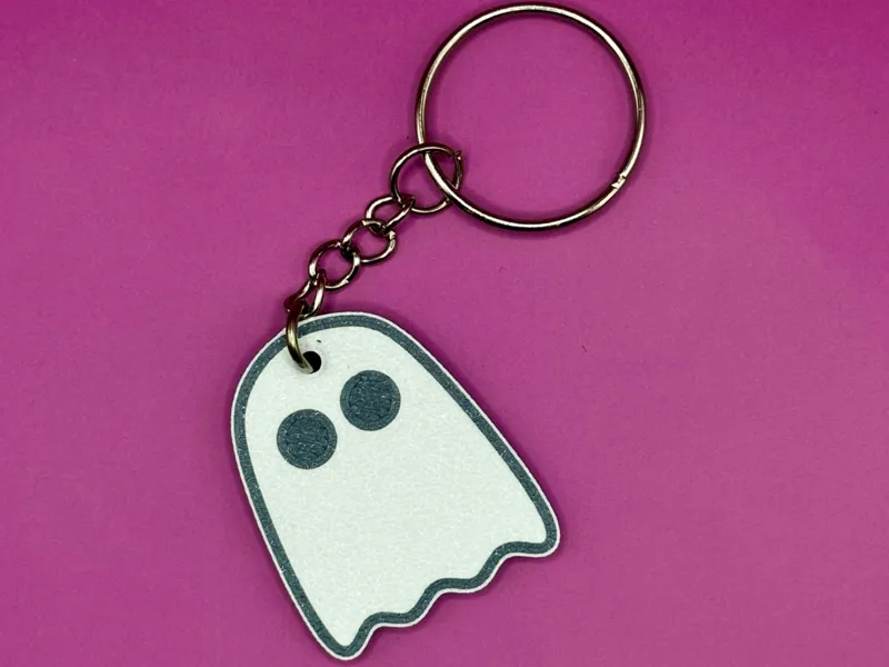 Ghost keychain 