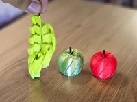 two colors - 0.2mm layer, 2 walls, 0% infill