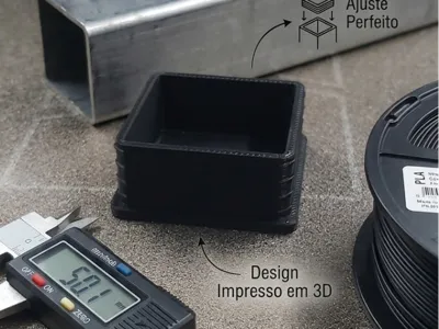 Customizable Square Tube Cap 