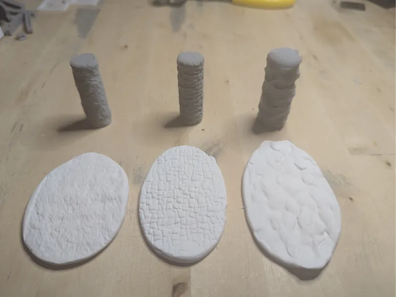 Ceramic pattern rollers - ground effects