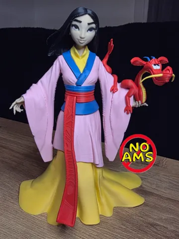 Figura decorativa: Mulan and Mushu — vista de referencia 2