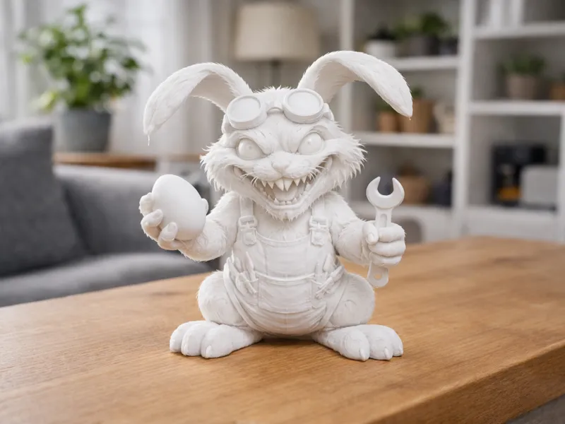 Psycho Easter Bunny – Evil Mechanic Rabbit