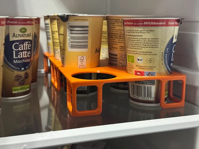 fridge disposable cup organizer