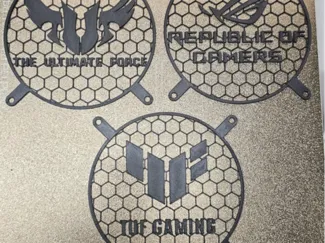 TUF gaming PC fan grills