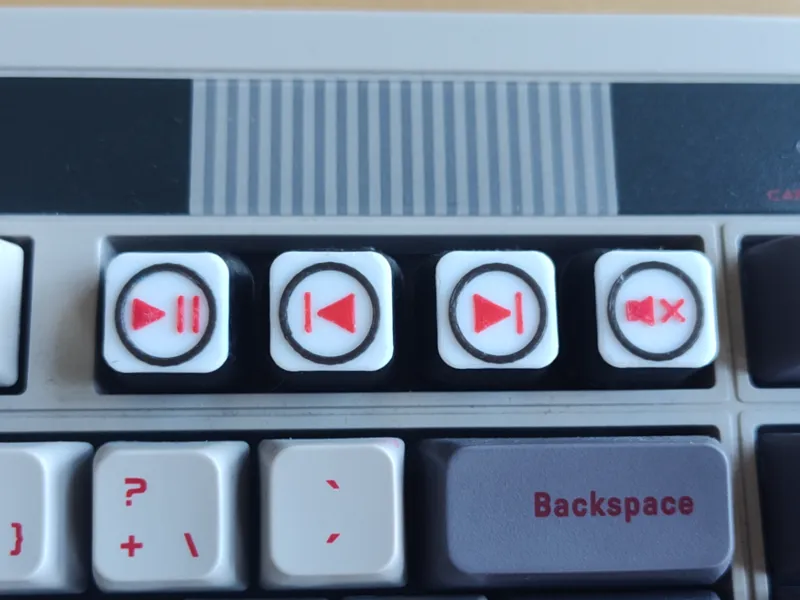 Media shortcut Keycaps