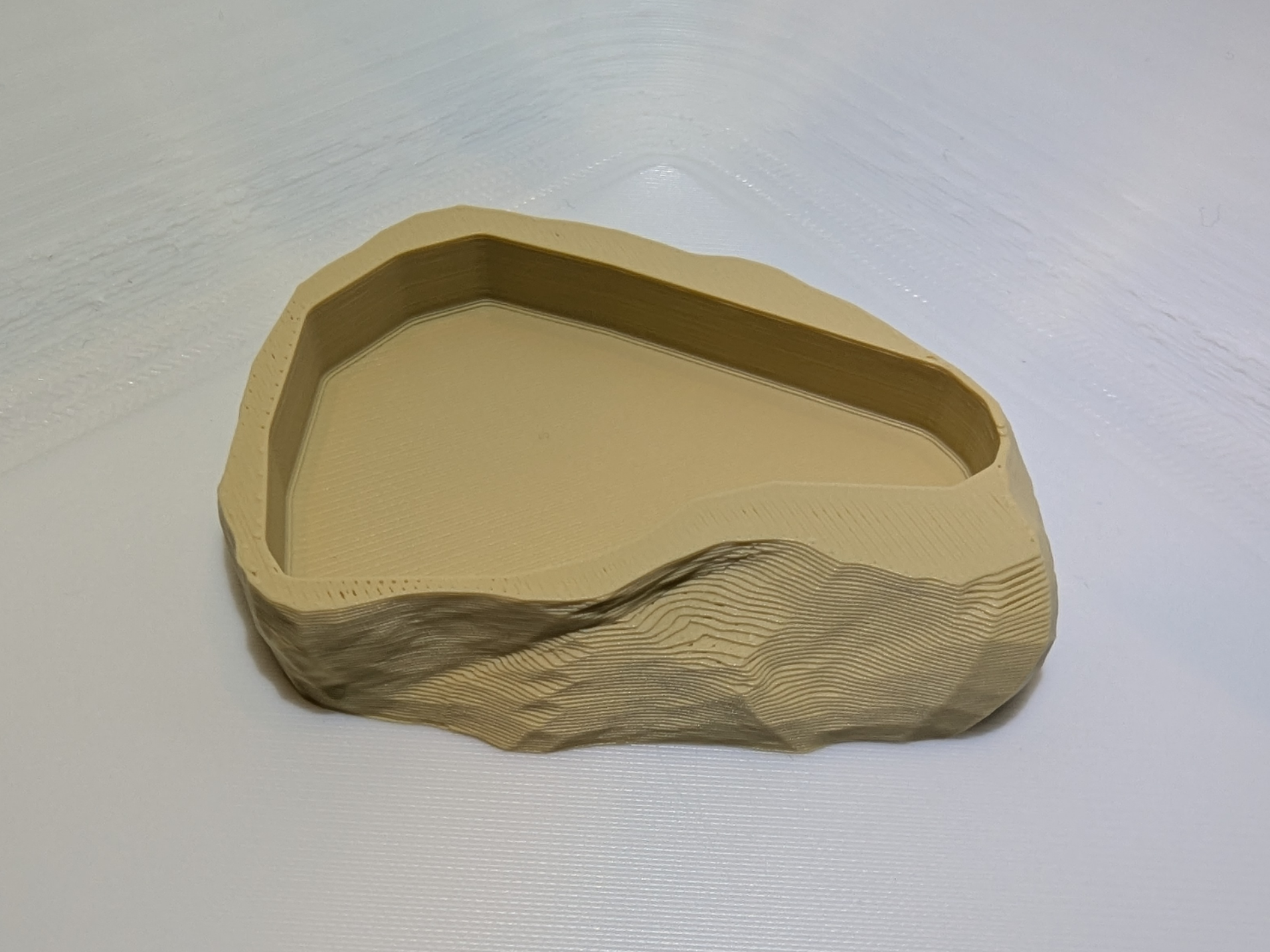 Low Poly Rock Water/Food Dish - Scaleable