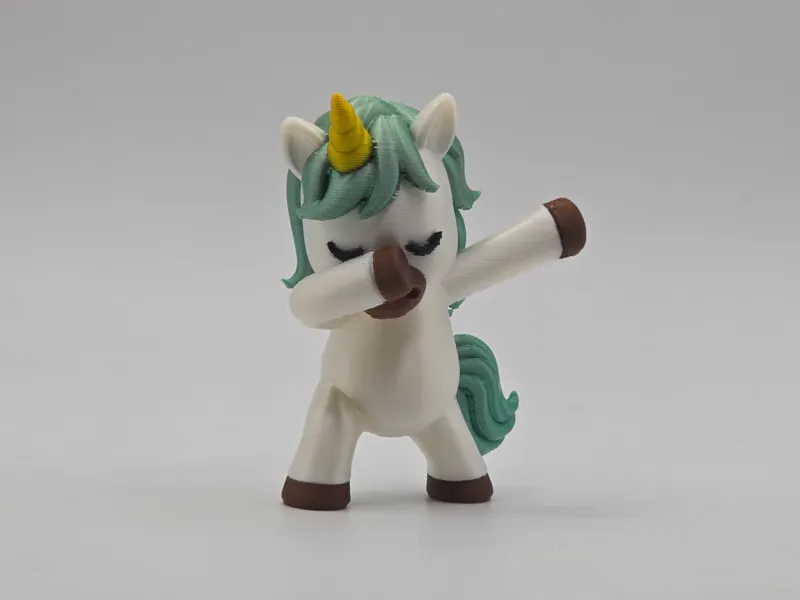 Cute Unicorn Dabbing Figurine