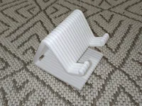 With cable hole and friction pad slots
