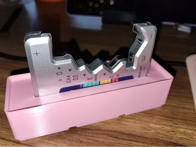 gridfinity battery tester, vertical