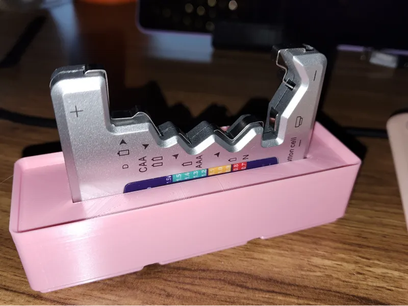 gridfinity battery tester, vertical