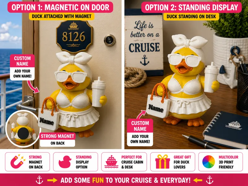 Summer Glam Duck White Beach Edition