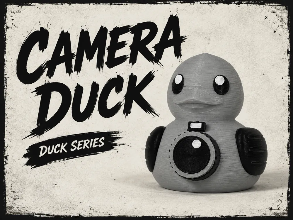 Camera Duck AMS Multicolor Toy - Free 3D Print Model - MakerWorld
