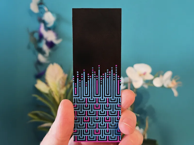 Lesezeichen Neon-Patter Scales