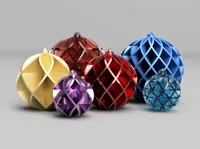 Boule de Noël à nervures croisées — photo 1
