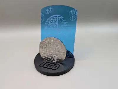 Death Star Collectable Coin stand