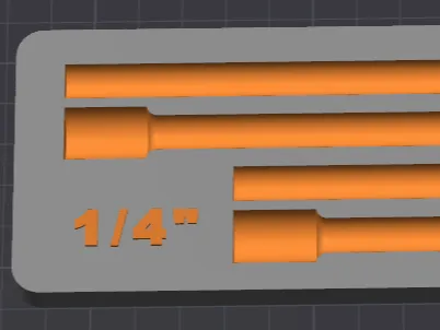 1/4" SOCKET EXTENSION HOLDER