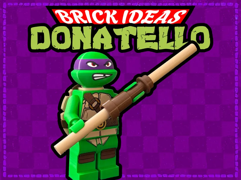 Donatello NinjaTurtles brick-style - 500%