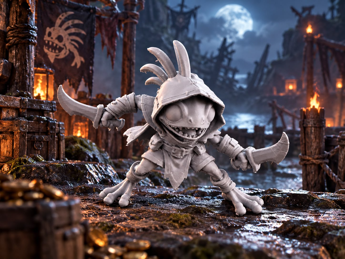 Warcraft Murloc Schurke 3D model