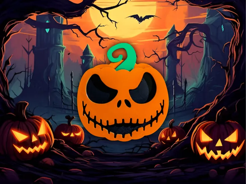 Jack Pumpkington Keychain & Magnet