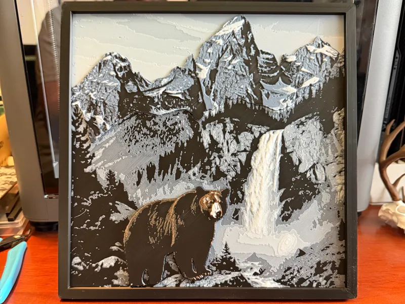 Black Bear In The Teton Mountains