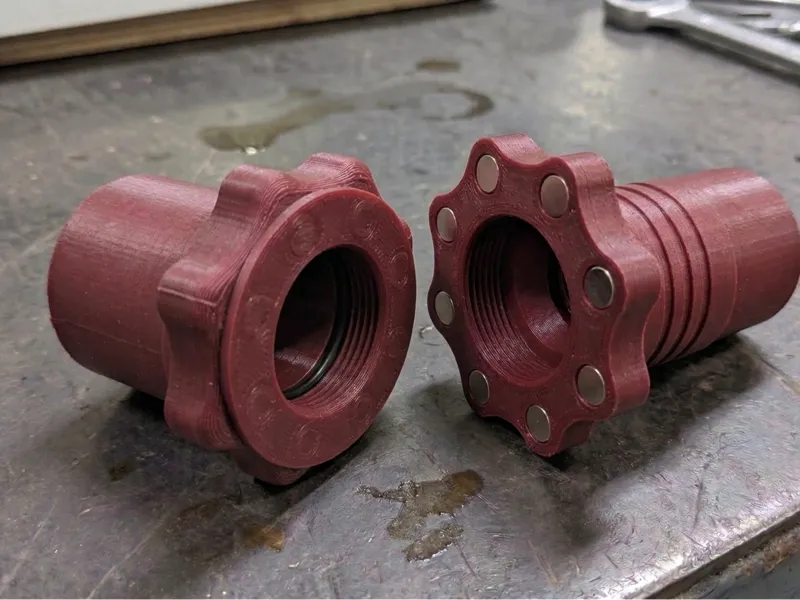 Raccord aspiration Magnétique