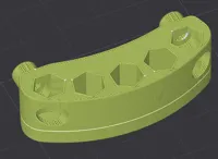 Larger 8mm x 5mm magnets, M12 Bit Holder With Pause