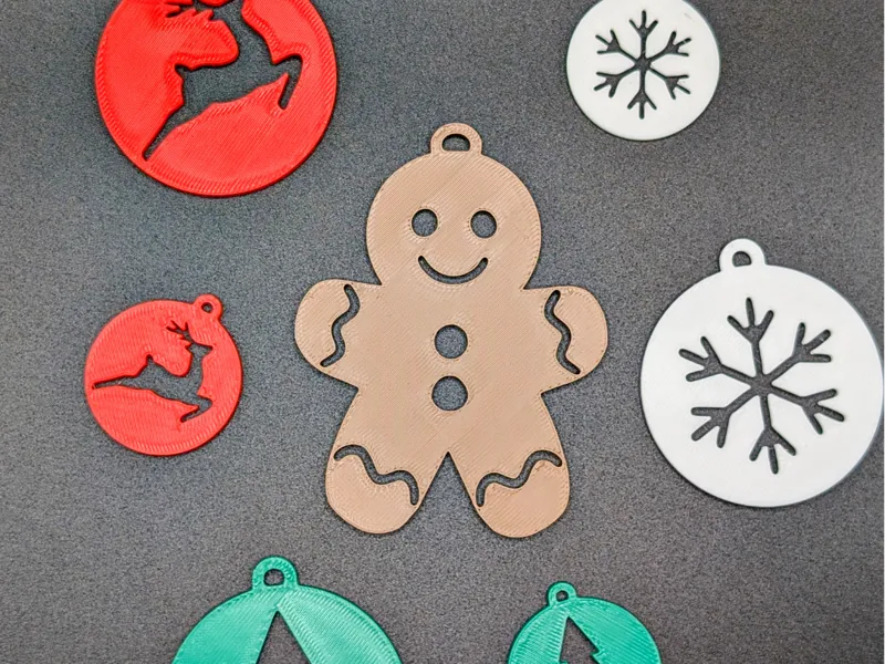 Cute Gingerbread Man Ornament
