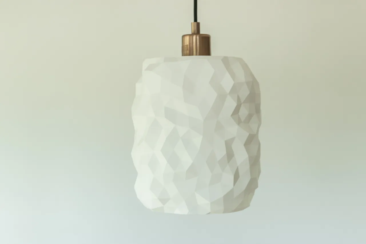 Lampshade - Triangle displaced view 2
