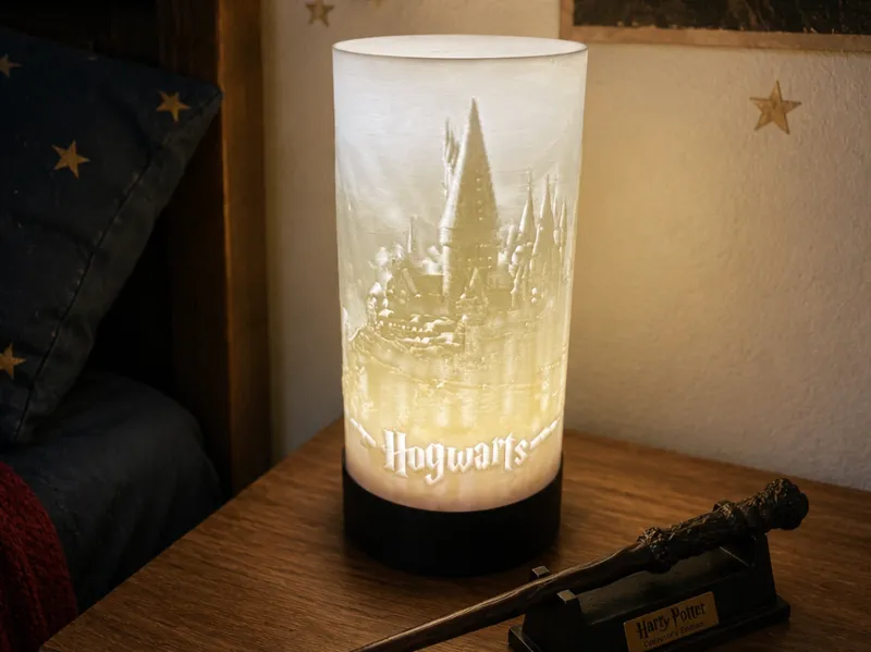 Hogwarts Magical Lithophane Lamp