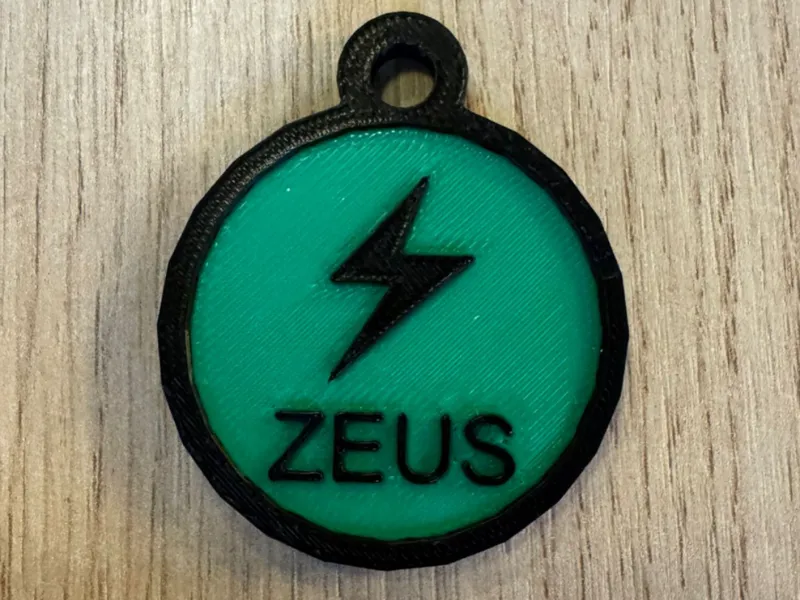 Zeus Keychain (Greek Mythology)