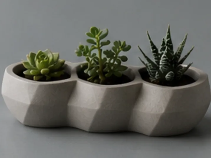 Succulent pot - 3 spot