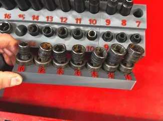 3 / 8 Snap On Swivel Socket Holder ( Metric )