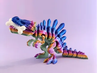 Flexi Skeleton Spinosaurus dinosaur