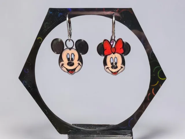 Mickey and Minnie Earringgs